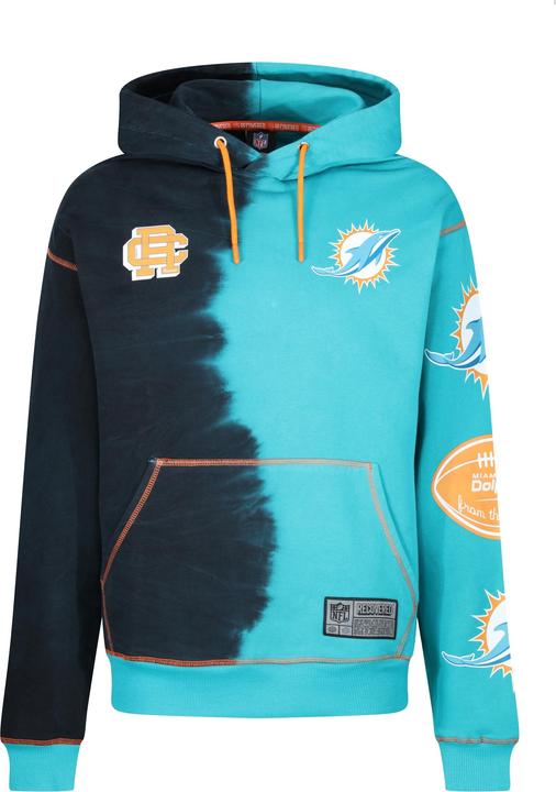 Produktbild Recovered Re:covered Fleece Hoody - INK DYE Miami Dolphins - 3XL (3XL)