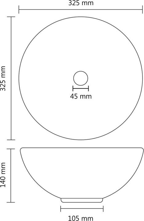 Immagine prodotto VidaXL Natsuko (325 mm, 325 mm)