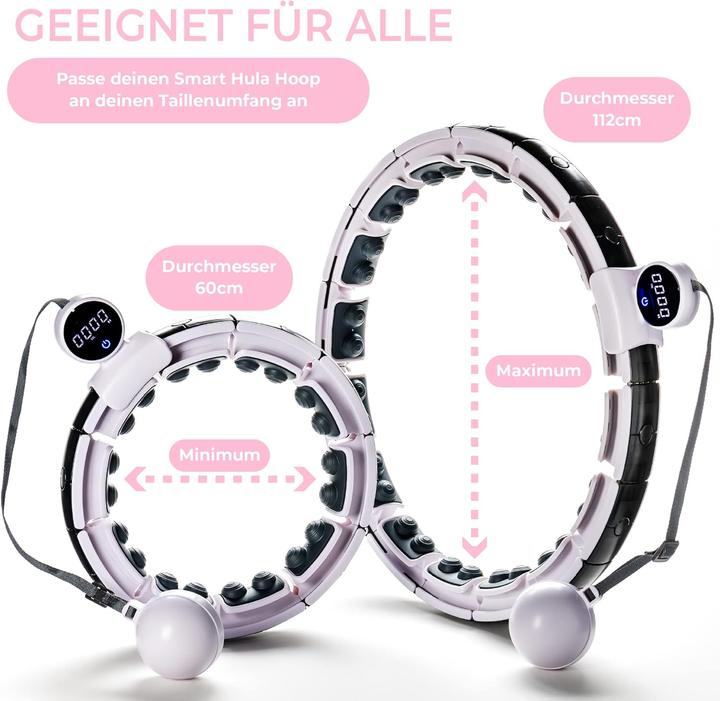 Immagine prodotto Bellage Hula Hoop intelligente (112 cm, 300 g)