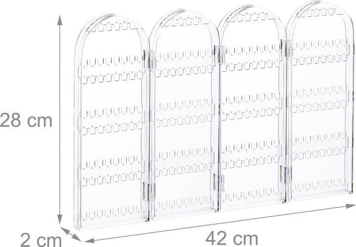 Actual product image Relaxdays Acrylic Jewellery Rack