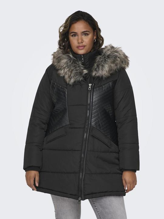 Image du produit Only Manteau à capuche en fourrure Curvy (L)