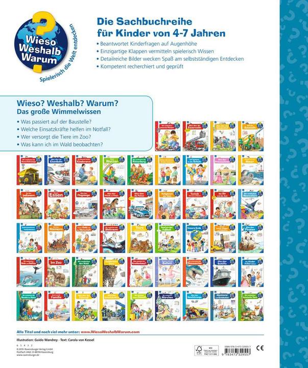 Produktbild Ravensburger Das grosse Wimmelwissen (Deutsch, Carola von Kessel, 2019)