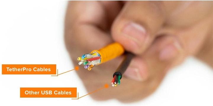 Actual product image Tether Tools TetherPro, USB-C 3.1 Kabel USB-C / 3.0 A, 4.6 m, Schwarz (4.60 m, USB 3.2 Gen 1)