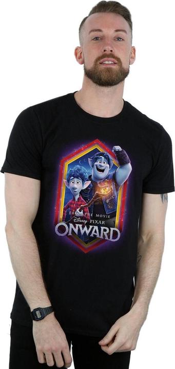 Actual product image Disney Mens Onward Brothers Crest T-Shirt (3XL)