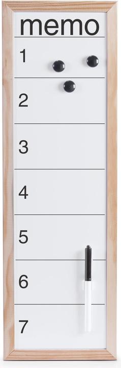 Image du produit Zeller Present MEMO - Tableau magnétique (20 x 60 cm)