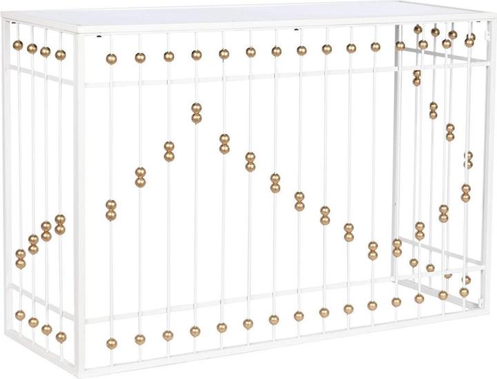 Actual product image Esprit Console Home White Golden Mirror 120 x 40 x 80 cm (120 x 40 x 80 cm)