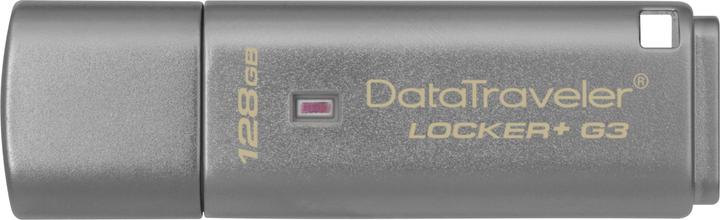 Produktbild Kingston DataTraveler Locker+ G3 (128 GB, USB 3.1, USB-A)