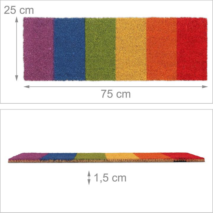 Produktbild Relaxdays Fussmatte (75 x 25 x 1.5 cm)