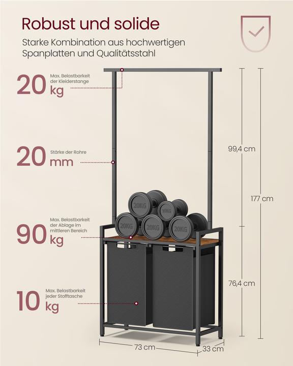 Produktbild Vasagle Laundry (92 l)
