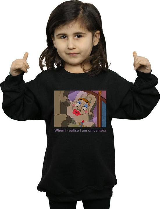 Actual product image Disney Girls Beauty And The Beast Madame De La Grande Bouche Sweatshirt (152, 158)
