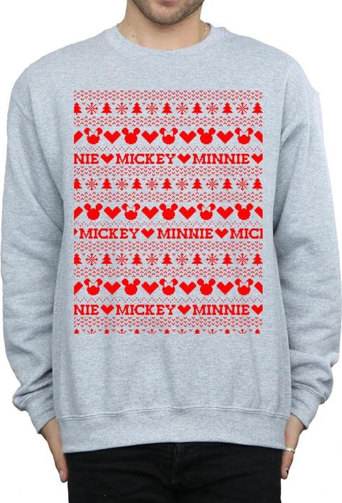 Produktbild Disney Mickey And Minnie Christmas Fair Isle Sweatshirt (M)