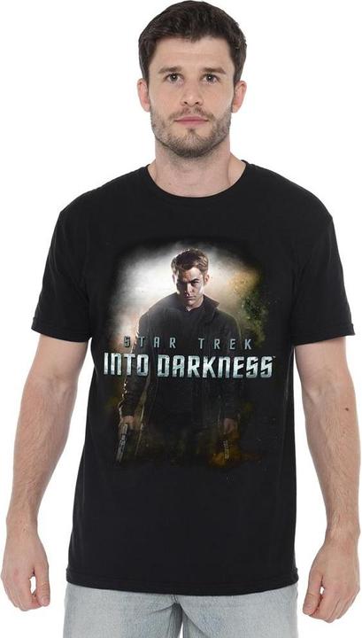Actual product image Star Trek: Into Darkness Mens Darkness Captain Kirk T-Shirt (XXL)