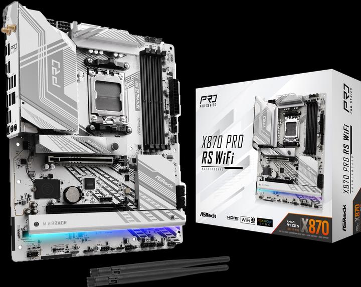 Produktbild AsRock X870 Pro RS WiFi (AM5, AMD X870, ATX)