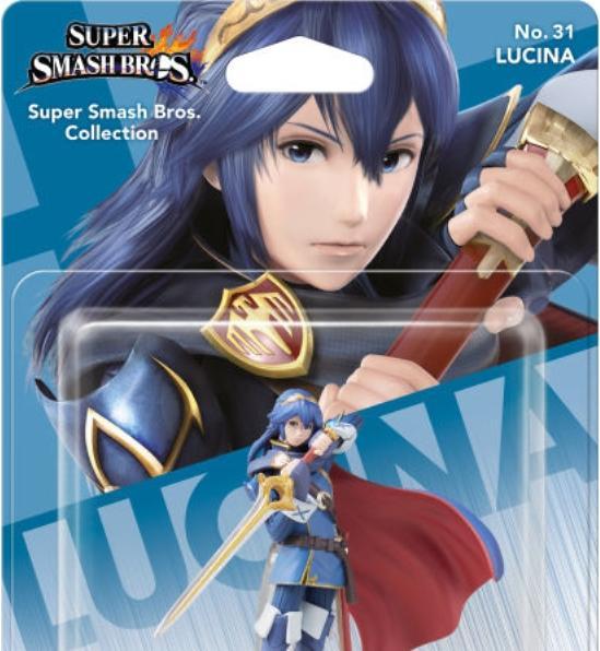 Actual product image Nintendo amiibo Super Smash Bros. Character No. 31 Lucina (Wii U)