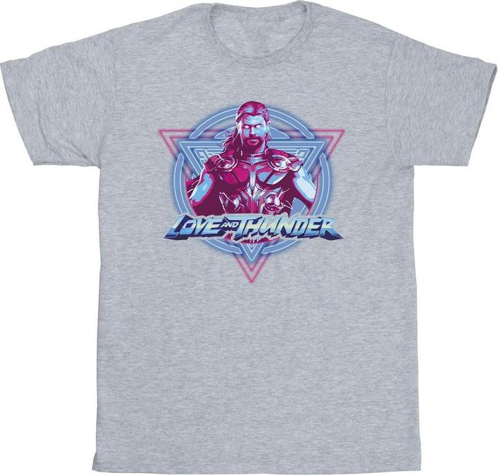 Immagine prodotto Thor Love And Thunder Neon Badge Maglietta Uomo (S)