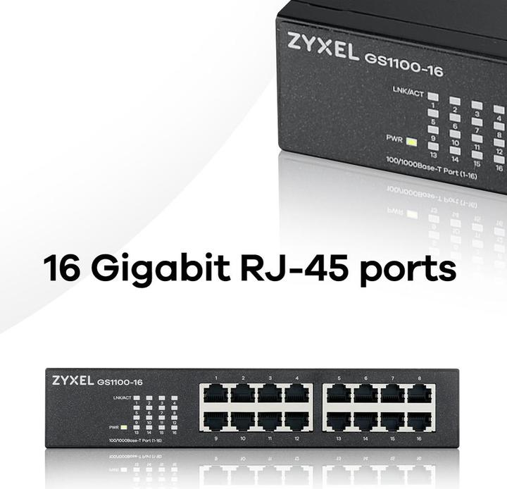 Produktbild Zyxel GS1100-16 V3 (16 Ports)