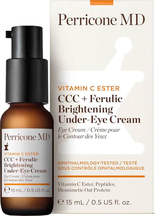 Produktbild Perricone MD Vitamin C Ester CCC + Ferulic Brightening Under-Eye Cream (15 ml, Tag + Nacht)