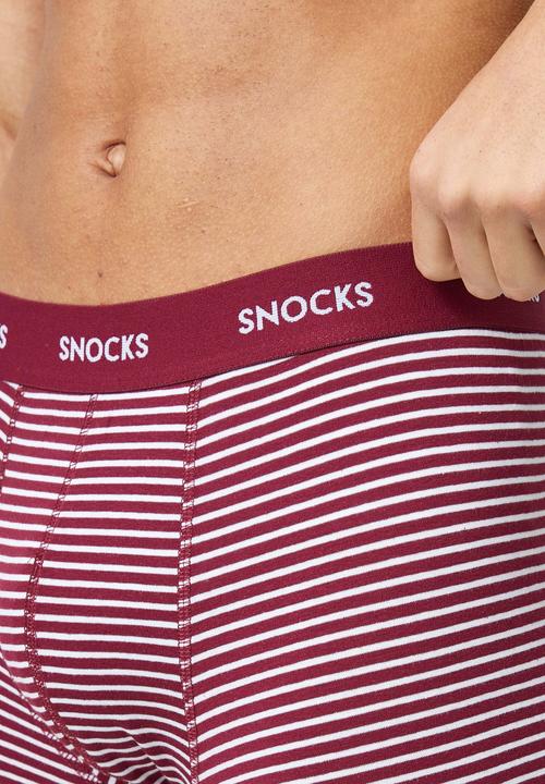 Produktbild Snocks Boxershorts mit Streifen (XL, 6er Pack)