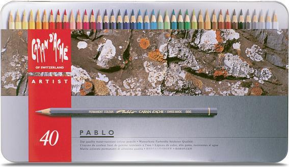 Immagine prodotto Caran d'Ache Pablo Metallschachtel (Multicolore, 40 x)
