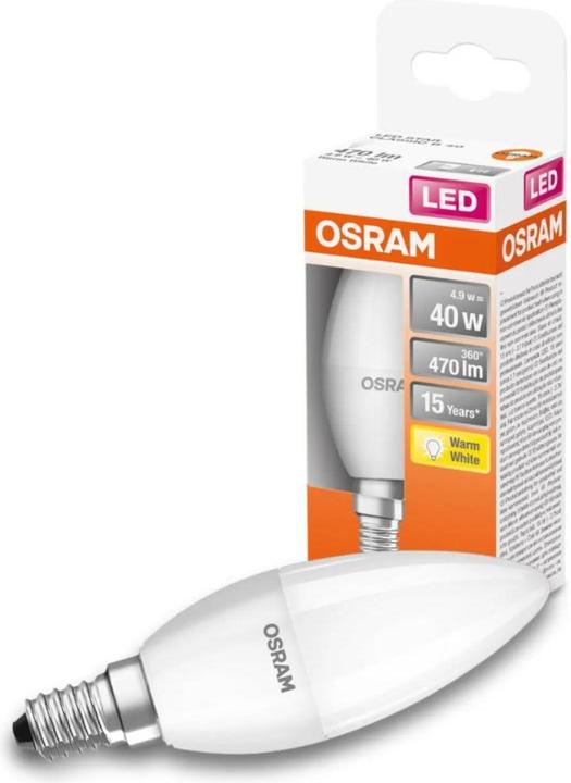 Actual product image Osram Star Classic B (E14, 40 W, 470 lm, 1 x, F)