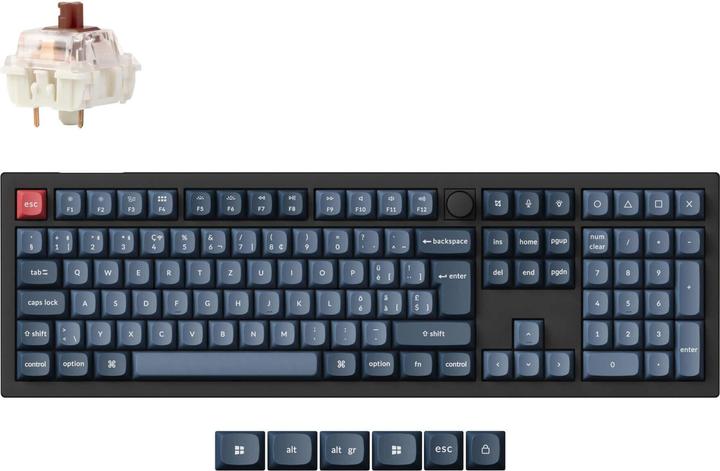 Immagine prodotto Keychron V6 Max (CH, Senza fili, Cablato)