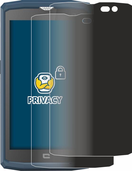Actual product image BROTECT Anti-spy privacy film Blue light protection film (2 Piece, Crosscall Core-X3)
