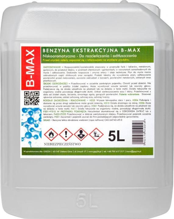 Image du produit Gsg24 Odorless extraction gasoline B-MAX 5L