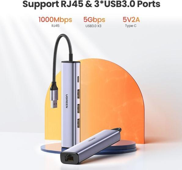 Produktbild Ugreen 5in1 Adapter (USB-A, 5 Ports)