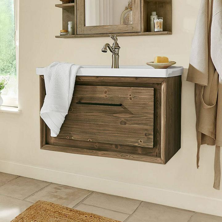 Produktbild Loberon Waschtisch Greenhaven weiss/braun