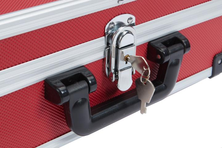 Actual product image Alutec Aluminum frame case red