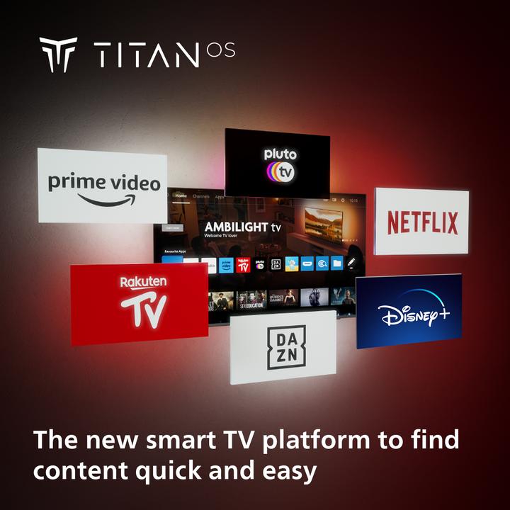 Produktbild Philips 75PUS8949/12 TV (75") 4K Ultra HD Smart TV Wi-Fi Anthracite, Grey (75", LED, 4K, 2023)