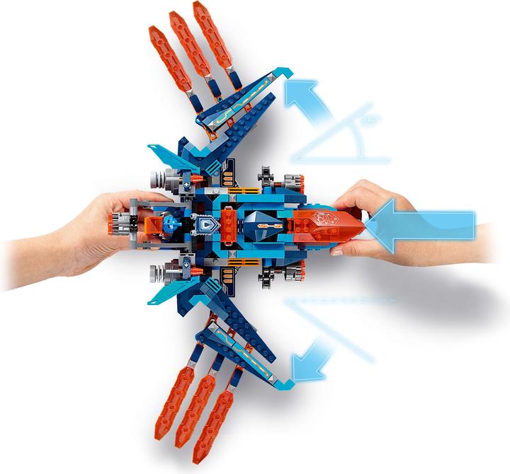 Image du produit LEGO Faucon blaster Nexo Knights Clays (70351, LEGO Nexo Knights)