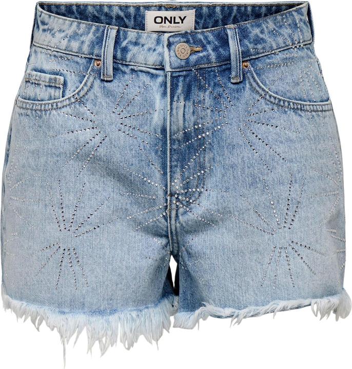 Immagine prodotto Only ONLGABI Hohe Taille Normal geschnitten Jeans-Shorts Jeans-Shorts (S)
