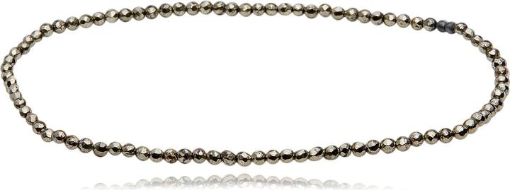 Actual product image Leyda Gold pyrite bracelet with silver (17 cm, Coloured stone, Silver 925)
