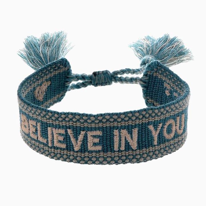 Image du produit Engelsrufer Good Vibes ERB-GOODVIBES-BIY Bracelet (25 cm, 10% Coton, 90% polyester recyclé)
