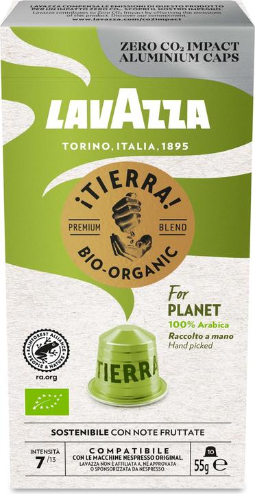 Lavazza Capsule di caffè Tierra for Planet Bio-Organic 10 Capsule (10 x Porta.)