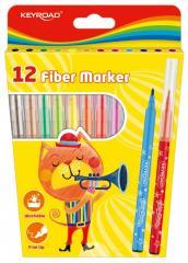 Produktbild Keyroad Fasermarkerstifte 12 Stück (Mehrfarbig, 12 x)