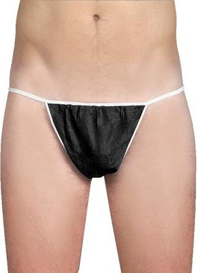 Produktbild You Nails Wellness Einweg-Slip Männer schwarz 100 Stk.