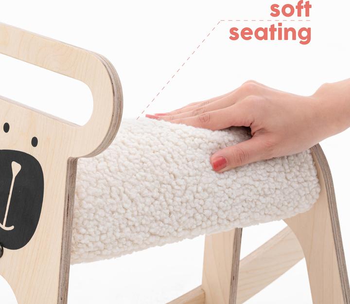 Actual product image MamaToyz Rocking Animal Pony Bear Nature