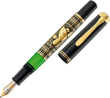Image du produit Pelikan Stylo plume M700 Toledo B Etui (Noir, Or, Vert, 1 x)