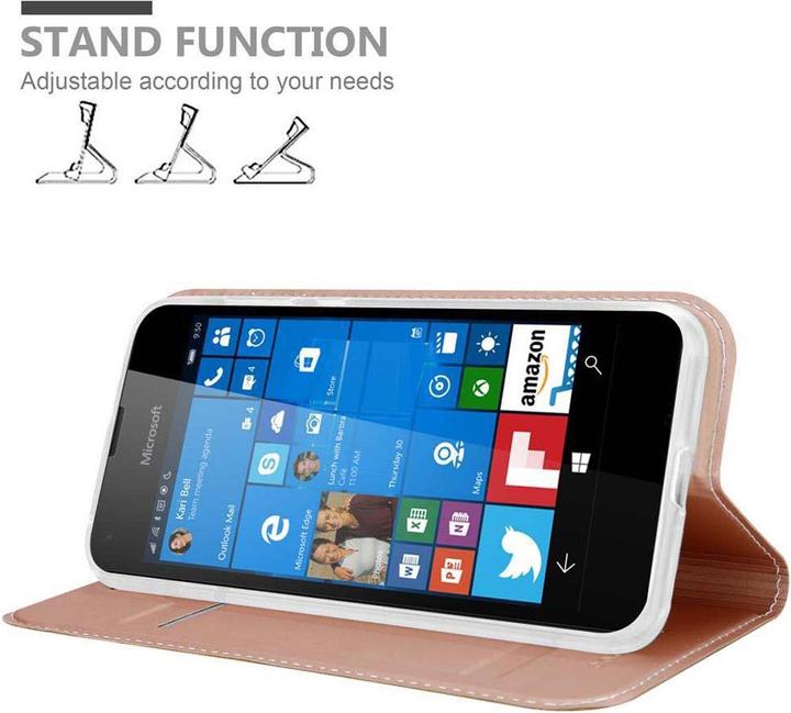 Produktbild Cadorabo Book Classy Style Cover (Microsoft Lumia 550)