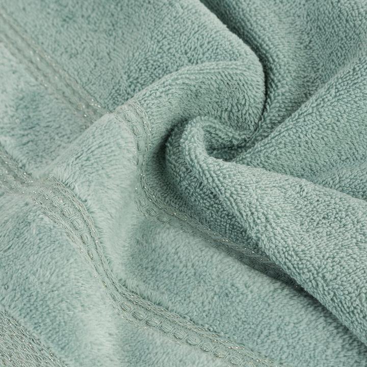 Produktbild Eurofirany Handtuch mit Samtrand, durchwirkt mit glänzendem Faden, 500 g/m2, 70 x 140 cm (70 x 140 cm)