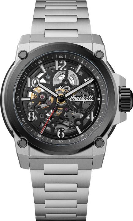 Produktbild Ingersoll 1892 Ingersoll I16601 Herrenuhr Ingersoll Anvil Automatik 46mm 5ATM (Skeleton-Uhr, 46.50 mm)