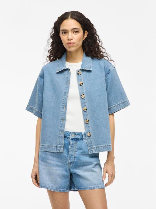 Image du produit Vila VIHIMLA Kurzärmeliges Jeanshemd (42)