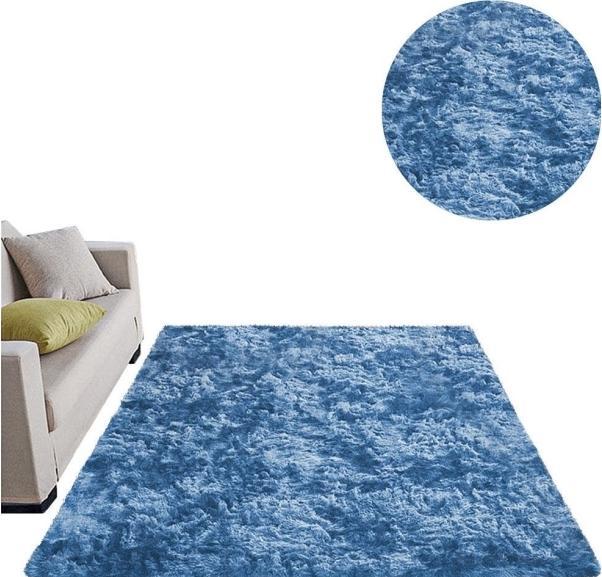 Actual product image Strado Carpet Ombre Shaggy 160x220 OmbreNavy (Dark Blue) universal (160 x 220 cm)