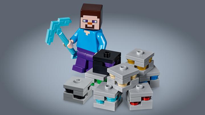 Actual product image LEGO Adventure in the rocks (21147, LEGO Minecraft)
