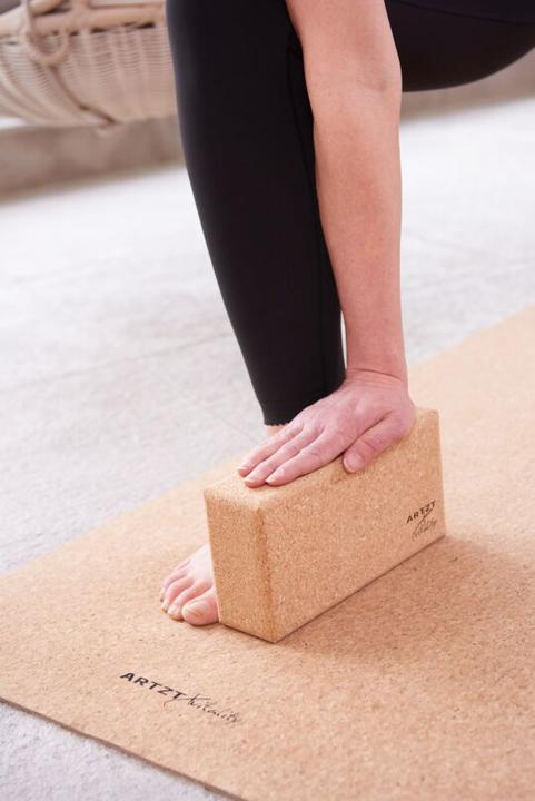Actual product image Artzt vitality® Yoga Block Cork