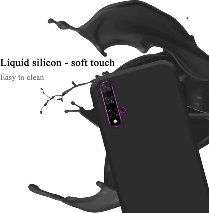 Immagine prodotto Cadorabo Copertura della cassa del silicone liquido TPU (Huawei Nova 5T, Onore anni '20, Huawei P20)