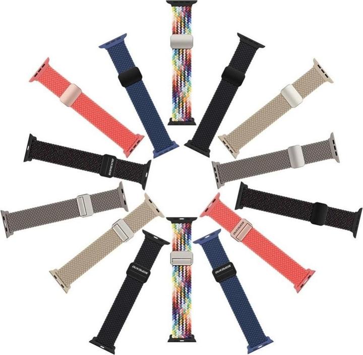 Produktbild Dux Ducis Mixture Pro Armband (38 mm, 40 mm, 41 mm, Nylon, Apple Watch Series 2, Apple Watch Series 1, Apple Watch Series 3, Apple Watch Series 4, Apple Watch Series 5, Apple Watch Series 6, Apple Watch Series 7, Apple Watch Series 8, Apple Watch Series 9, Apple Watch SE)