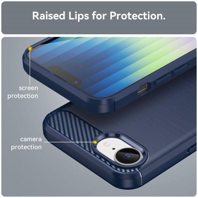 Image du produit MU Style Carbon Fiber TPU Softcase Series (Apple iPhone 16e)